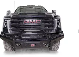 Fab Fours Inc. 24-c sierra 2500/3500hd steel sensor front bumper w/ pre-runner guard gloss black