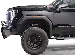 Fab Fours Inc. 24-c sierra 2500/3500hd steel sensor front bumper w/ pre-runner guard gloss black