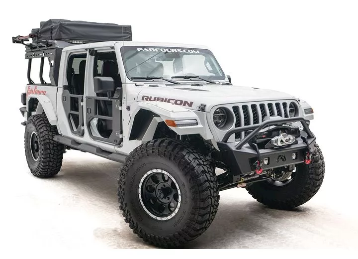 Front Stubby Bumper with Pre-Runner Guard for Wrangler JL & Gladiator