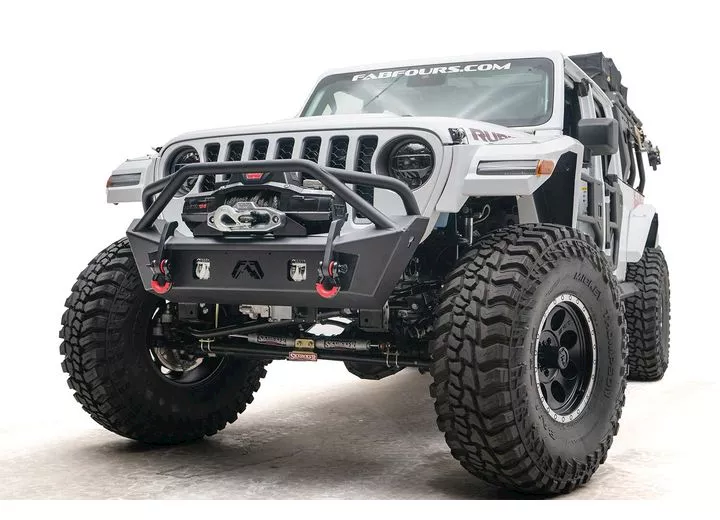 Front Stubby Bumper with Pre-Runner Guard for Wrangler JL & Gladiator