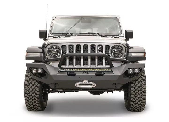 Fab Fours Inc. 18-c wrangler jl/gladiator matrix front bumper pre runner