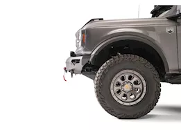 Fab Fours Inc. 21-c bronco lifestyle front bumper w/ no guard winch ready sensor compatible matte black