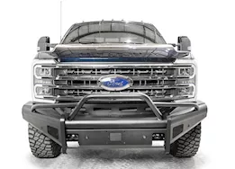 Fab Fours Inc. 23-c f250/f350/f450/f550 black steel elite front bumper w/ pre-runner guard