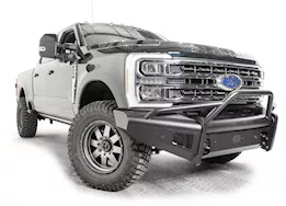 Fab Fours Inc. 23-c f250/f350/f450/f550 black steel elite front bumper w/ pre-runner guard