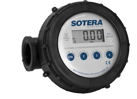 Fill-Rite 825 DIGITAL METER WITH 1IN NPT THREADS