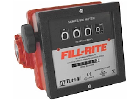 Fill-Rite 23-151 LPM METER LITER REGISTER, 1IN NPT THREADS  4 DIGIT RESETTABLE/8 DIGIT NON