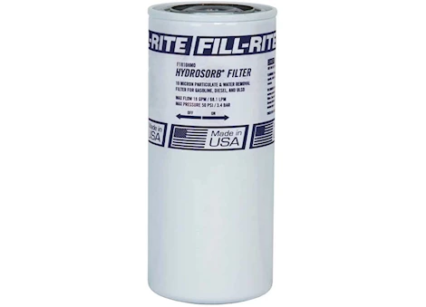 Fill-Rite 10 MICRON HYDROSORB FILTER, 1IN - 12 UNF, 25 GPM