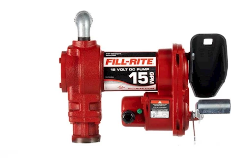 Fill-Rite 15 GPM, 12V DC PUMP, 5FT GROUND WIRE, NO ACCESSORIES