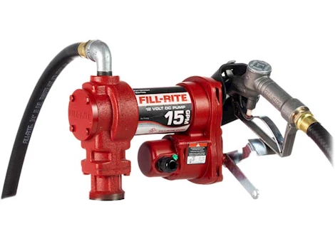 Fill-Rite 12V DC 15 GPM FUEL TRANSFER PUMP WITH NOZZLE