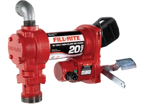 Fill-Rite 12V DC 20 GPM FUEL TRANSFER PUMP ONLY HIGH FLOW