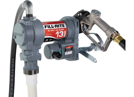 Fill-Rite 12V DC 13 GPM FUEL TRANSFER PUMP WITH NOZZLE