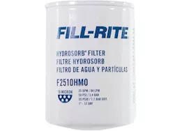 Fill-Rite 10 micron water detecting filter, 1in - 12 unf, 25 gpm