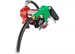 Fill-Rite 12v 15 gpm fuel transfer pump with diesel nozzle