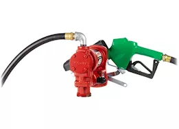 Fill-Rite 12v 15 gpm fuel transfer pump with diesel nozzle