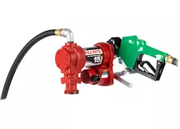 Fill-Rite 12v 15 gpm fuel transfer pump with diesel nozzle