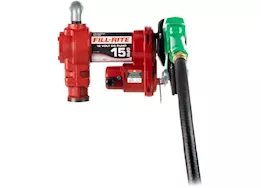 Fill-Rite 12v 15 gpm fuel transfer pump with diesel nozzle