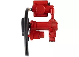 Fill-Rite 15 gpm, 12v dc pump, 3/4in x 12ft hose, 3/4in manual nozzle, 5ft ground wire