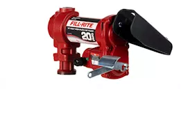 Fill-Rite 20 gpm, 12v dc high flow pump, 5ft ground wire, no accessories