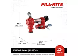 Fill-Rite 12v dc 20 gpm fuel transfer pump only high flow