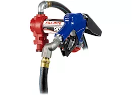 Fill-Rite 20 gpm, 12v dc high flow pump, 1in x 20ft arctic hose, 1in high flow automatic nozzle