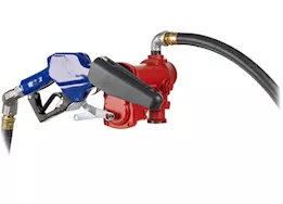 Fill-Rite 20 gpm, 12v dc high flow pump, 1in x 20ft arctic hose, 1in high flow automatic nozzle