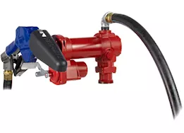 Fill-Rite 20 gpm, 12v dc high flow pump, 1in x 20ft arctic hose, 1in high flow automatic nozzle