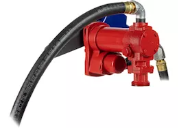 Fill-Rite 20 gpm, 12v dc high flow pump, 1in x 20ft arctic hose, 1in high flow automatic nozzle