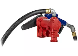 Fill-Rite 20 gpm, 12v dc high flow pump, 1in x 20ft arctic hose, 1in high flow automatic nozzle