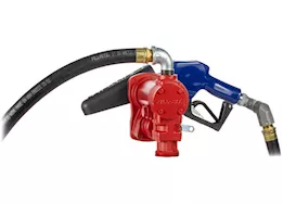 Fill-Rite 20 gpm, 12v dc high flow pump, 1in x 20ft arctic hose, 1in high flow automatic nozzle