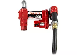 Fill-Rite 20 gpm, 12v dc high flow pump, 1in x 12ft hose, 1in ultra high flow automatic nozzle