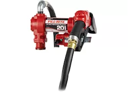 Fill-Rite 20 gpm, 12v dc high flow pump, 1in x 12ft hose, 1in ultra high flow automatic nozzle