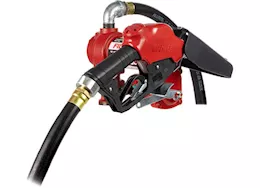 Fill-Rite 20 gpm, 12v dc high flow pump, 1in x 12ft hose, 1in ultra high flow automatic nozzle