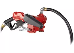 Fill-Rite 20 gpm, 12v dc high flow pump, 1in x 12ft hose, 1in ultra high flow automatic nozzle