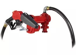 Fill-Rite 20 gpm, 12v dc high flow pump, 1in x 12ft hose, 1in ultra high flow automatic nozzle