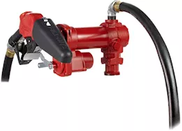 Fill-Rite 20 gpm, 12v dc high flow pump, 1in x 12ft hose, 1in ultra high flow automatic nozzle