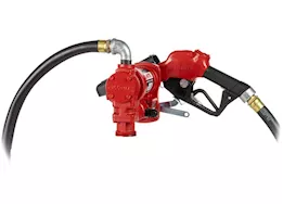 Fill-Rite 20 gpm, 12v dc high flow pump, 1in x 12ft hose, 1in ultra high flow automatic nozzle