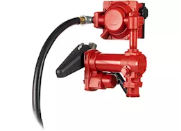 Fill-Rite 20 gpm, 12v dc high flow pump, 1in x 12ft hose, 1in manual nozzle, 5ft ground wire