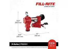 Fill-Rite 115v ac 15 gpm fuel transfer pump only