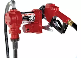 Fill-Rite 115v ac 15 gpm fuel transfer pump with automatic nozzle