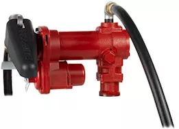 Fill-Rite 15 gpm, 115v ac 60 hz pump, 3/4in x 12ft hose, 3/4in manual nozzle, telescoping steel suction pipe