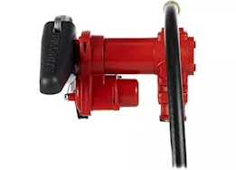 Fill-Rite 15 gpm, 115v ac 60 hz pump, 3/4in x 12ft hose, 3/4in manual nozzle, telescoping steel suction pipe