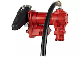 Fill-Rite 15 gpm, 115v ac 60 hz pump, 3/4in x 12ft hose, 3/4in manual nozzle, telescoping steel suction pipe