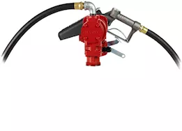 Fill-Rite 15 gpm, 115v ac 60 hz pump, 3/4in x 12ft hose, 3/4in manual nozzle, telescoping steel suction pipe