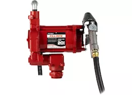 Fill-Rite Heavy duty 115v ac 20gpm fuel transfer pump w/nozzle