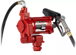 Fill-Rite Heavy duty 115v ac 20gpm fuel transfer pump w/nozzle