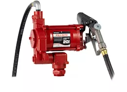 Fill-Rite Heavy duty 115v ac 20gpm fuel transfer pump w/nozzle