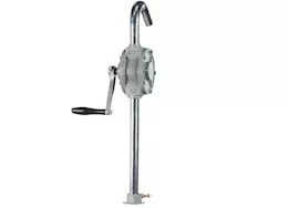 Fill-Rite Rotary hand pump, 3 piece steel suction pipe, spout