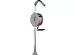 Fill-Rite Rotary hand pump, 3 piece steel suction pipe, spout