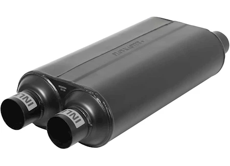 Flowmaster 50 SERIES H.D. MUFFLER, 2.50IN IN (D) / OUT (D): EA, 16 GAUGE 409S STAINLESS STE