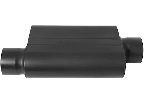 Flowmaster 40 SERIES DELTA FORCE RACE MUFFLER 3.50IN IN (O) / OUT (C): EA 16 GAUGE 409S SS